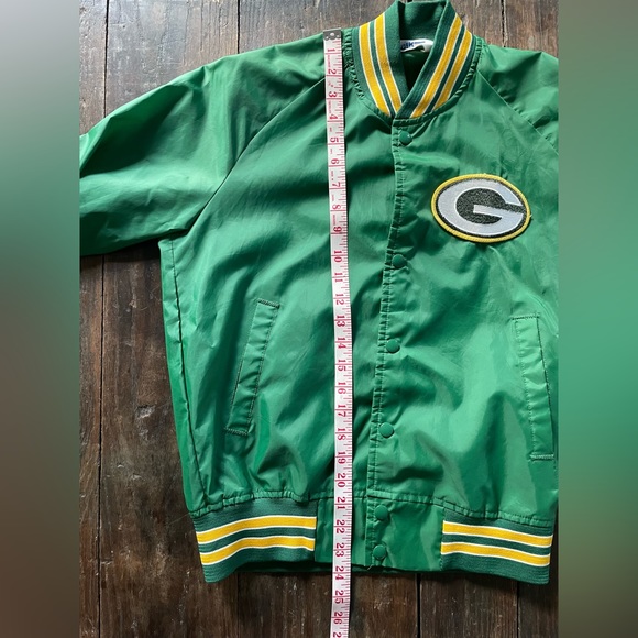 Vintage Chalk Line Green Bay Packers Satin Bomber Jacket - Picture 6 of 7